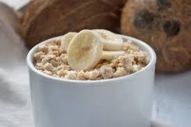 Kokos Bananen Porridge Rezept Rezept In 2020 Rezepte Porridge Lebensmittel Essen