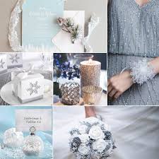Switch up the classic winter white wedding cake by involving another seasonal neutral, such as gray, into the design. Create A Winter Wonderland Wedding Theme With These 11 Magical Decor Items Asia Wedding Network