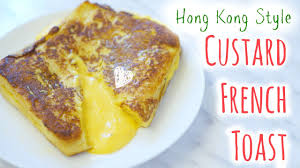 Hong Kong Style Custard Lava French Toast Peachy Bunny Mel