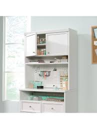 If you have a smaller area that you can dedicate the space to your creative pursuits, simply remove the wheels from the modular units or create your own crafting space from a repurposed armoire or old tv cabinet. Sauder Craft Pro Series Hutch For Storage Cabinettable White Office Depot