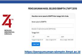 Ltmpt berada di bawah naungan kementerian riset, teknologi, dan pendidikan tinggi (kemenristekdikti). Pengumuman Sbmptn 2019 Berikut 12 Link Alternatif Hindari Lemot Halaman All Kompas Com