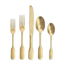 Check spelling or type a new query. Fortessa Ashton Gold Silverware Set Williams Sonoma