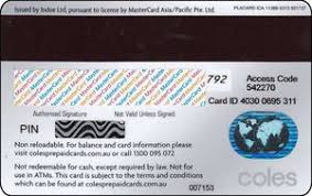 Check spelling or type a new query. Coles Prepaid Gift Card Balance