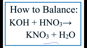 It has many industrial and niche applications, most of which exploit its caustic nature and its reactivity toward acids. Potassium Hydroxide Nitric Acid Balanced Equation Youtube