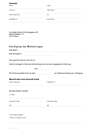 Kündigungsschreiben downloaden und mietvertrag ordentlich kündigen. Kundigung Des Mietvertrages