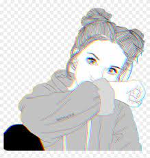 Moodboard pngs transparents png pngs polyvore moodboardpngsmisc. Drawing Tutorial Tumblr Girl Youtube Glitch Girl Tumblr Madchen Bilder Zum Abmalen Hd Png Download 2374753 Free Download On Pngix