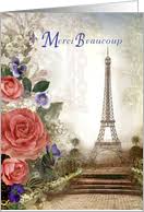 Used to tell someone that you are grateful because they have given you something or done…. French Thank You Cards From Greeting Card Universe