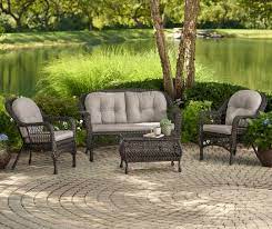 Wilson Fisher Tan 7 Piece Replacement Westwood Cushion Set Big Lots Replacement Cushions Big Lots Patio Seating Sets