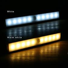 Wardrobe Light Motion Sensor Closet Lights 10 Led Under Cabinet Light Admiredgo