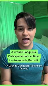 Quem é seu favorito em "A Grande Conquista"? Gabriel Rosa, ex de Bia  Miranda, foi para a mansão e já desponta como um dos favoritos ao prêmio do  programa da Record! #uol #uoloficial #splashuol ...