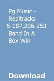 Magix Music Maker 2017 скачать с торрента на русском Pg Music Realtracks 155 187 206 253 Band In A Box Win Download Music Band Win