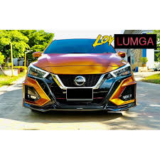 The 2021 almera is nissan's entry into the subcompact sedan segment. Nissan Almera 2020 2021 2022 Lumga Bodykit Body Kit Front Side Rear Skirt Lip Shopee Malaysia