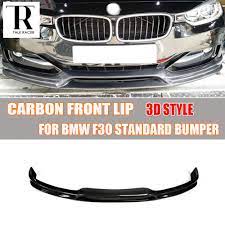 F30 3d Style Carbon Fiber Front Bumper Lip For Bmw F30 320i 328i 330i 335i 320d 328d 330d 335d 2012 2016 Front Lip Spoiler Bmw Infiniti Logo Bumpers