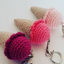 Porte Clef Cornet De Glace Au Crochet Tuto Inside Porte Clef Crochet Motifs Tricot Et Crochet
