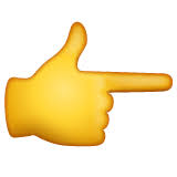 Maybe you would like to learn more about one of these? Backhand Index Pointing Right Emoji Meaning In Texting Copy Paste