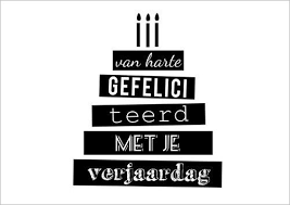Ansichtkaart Van Harte Gefeliciteerd Met Je Verjaardag Taart Muller Wenskaarten