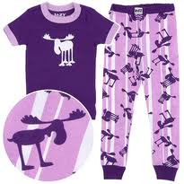 Girls Cotton Short Sleeved Pajamas On Sale