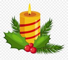 Holley Clipart Transparent Background Clip Art Christmas Candles Png Download 2703 Pinclipart