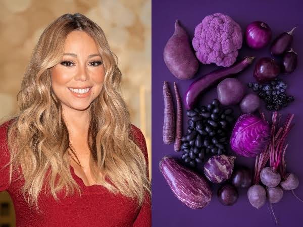 Mga resulta ng larawan para sa Mariah Carey purple diet"