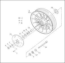 Harley Davidson Wheel Assembly Diagram Rear Harley Wheel