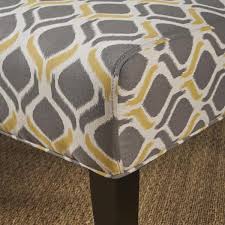 Kirkland's has an accent chair for any space whether it's for the living room or the bedroom. Noble House Kassi Yellow And Gray Geometric Patterned Fabric Accent Chairs Set Of 2 66963 The Home Depot