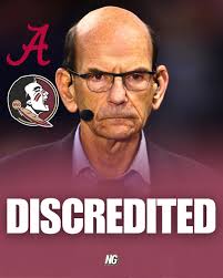 ESPN's Paul Finebaum doesn't believe FSU's win over Alabama in Week 1 is  that impressive anymore 🙄 “That Alabama team that we saw in the first  weekend of the season was not