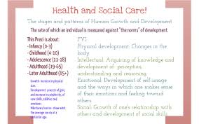 Gcse Health And Social Care Life Stages By T P