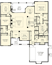 Choosing from house plans with two master suites is a great idea for those who frequently have overnight guests, college students living at home, or we have detailed floor plans for every home design in our collection so that buyers can visualize the entire house, right down to the smallest detail. Plan 33075zr Energy Efficient Home Design With Private Master Retreat Options Dream House Plans House Plans House Floor Plans