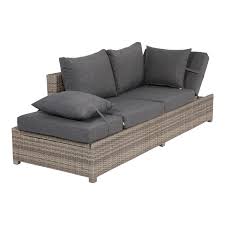 De bank is gemaakt van een enkel stuk dennen. Jb Tec Lounge Bank Liege Roma Cloud