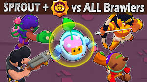 Cual es el mejor brawler cromático? Sprout Escudo Vs Todos Quien Le Hace Mas Dano Nueva Habilidad Youtube