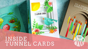 Adding foil accents using layering stencils with carissa wiley. Inside Tunnel Cards Jennifer Mcguire Ink