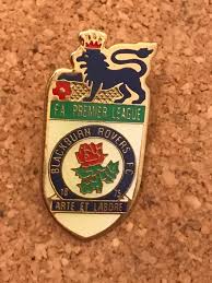 Brand, style, colors, symbol, wordmark and logo — download free blackburn rovers f.c. Fa Premier League Blackburn Rovers Fc Vintage Enamel Pin Badge Etsy