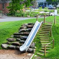 Add a large slide to your backyard, and watch your children's imaginations come to life. Natural Playgrounds Store