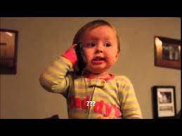 Bebe Hablando Por Telefono Con El Padre Muy Tierno Bebe Youtube Padre
