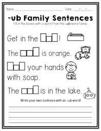 The sentences are short and simple. Short U Cvc Word Family Building And Sentence Writing By Mrs Garcia Reads