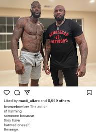 Deontay wilder returns to training with former heavyweight contender malik scott credit: Michael Benson S Tweet Deontay Wilder With A Public Message On Instagram After Returning To Training He S Out For Revenge Trendsmap