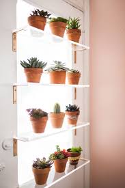 Adding one over your toilet to hold a few simple items can be a great addition, and bonus points if you include one against a creative backdrop the way laquita tate styling and. Plant Shelving Acrylic Shelves And Cheap Hardware Store Brackets Gold Kitchen Window Shelves Window Plants Plant Shelves