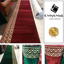 Tikar gulung plastik / karpet lantai motif / lipat murah 120 x 170 cm: Harga Karpet Lantai Masjid Murah Per Meter Mulai Rp 75 000 An