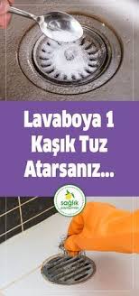 Lavaboya 1 Kasik Tuz Atarsaniz Lavabo Kasik Tuz Lavaboacma Gideracma Faydalibilgiler Ilgincbilgiler Mutfak Limpeza Da Casa Limpeza Limpeza De Casa