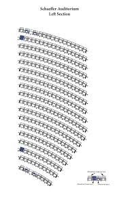 Ku Presents Seating Chart Kutztown University