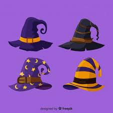 Halloween Hat Collectio Halloween Hats Halloween Vector Halloween Rocks