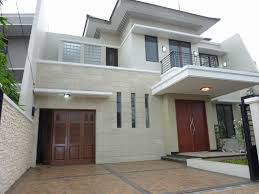 Gambar contoh warna cat rumah minimalis terbaru di tahun 2021, cat dinding rumah minimalis luar rumah dan bagian dalam terkini (tampak depan). Tiles Luar Rumah