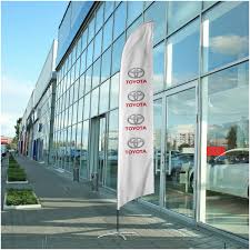 Toyota Retail Feather Flag for Auto Dealerships