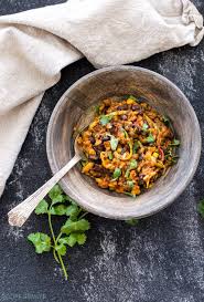 Cucumber and tomato salad with chickpeas. One Pot Cheesy Mexican Lentils Black Beans And Rice Recipe Runner