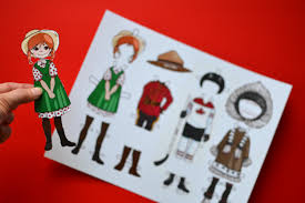 Maybe you would like to learn more about one of these? Canadian Dress Up Paper Doll Printable Template With Colouring Pages Adventure In A Box