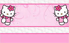 Kids background background clipart landscape background paper background boarder designs. Hello Kitty Template Hello Kitty Birthday Tarpaulin 1280x800 Wallpaper Teahub Io