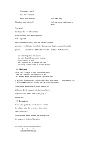 Detailed Lesson Plan In Active And Passive English Lesson Plans High School Lesson Plans Reading Lesson Plans