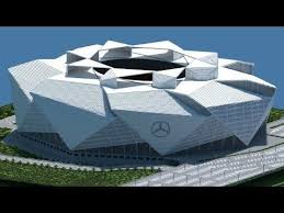 Minecraft Timelapse Mercedes Benz Stadium Atlanta Falcons New Official Youtube Downloader Stadium Architecture Minecraft Architecture Twitter Video