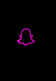 Snapchat Wallpaper Iphone Neon Purple Wallpaper Iphone Snapchat Icons Pink