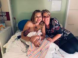 In the photo, the actress laid by a pool with the baby on her. The Birth Of Poet Lake By Teresa Palmer Your Zen Mama